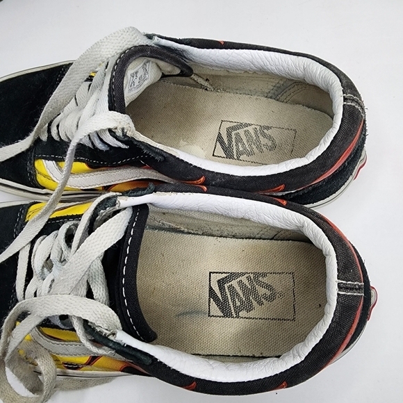 Vans Old Skool Flame Shoes Unisex Sneakers - Picture 8 of 9